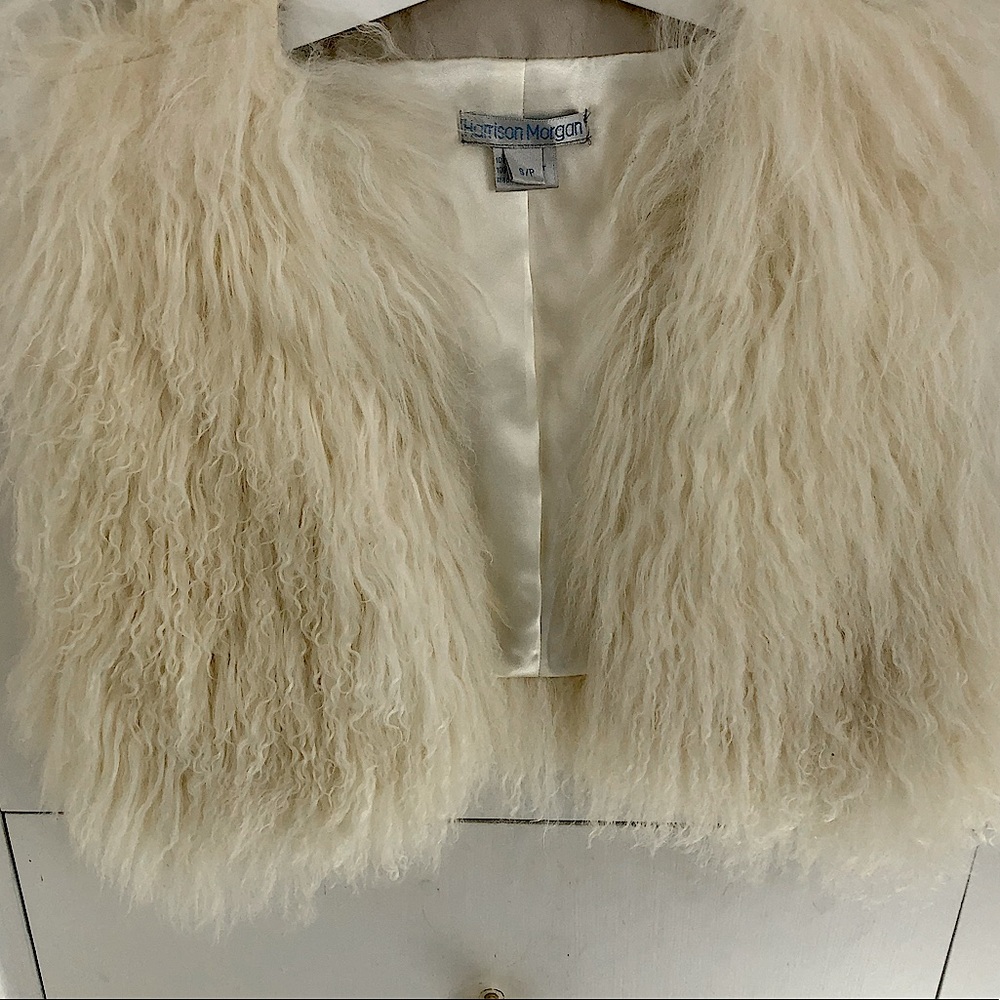 Harrison Morgan Mongolian Lamb Fur Vest
